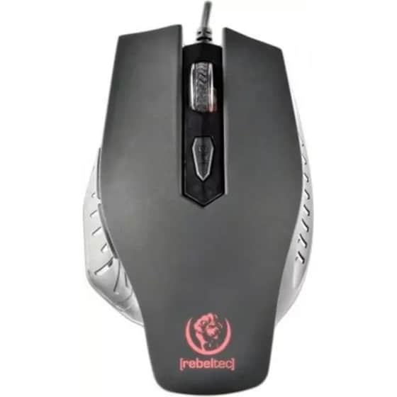 Rebeltec Red Dragon RGB Gaming Ενσύρματο Ποντίκι Μαύρο image 0