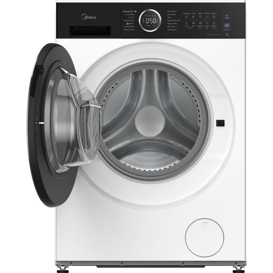 MIDEA MF205W80BA30/W-GR&nbsp;8 kg 1.400 Στροφές Λευκό Πλυντήριο Ρούχων image 2