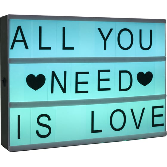 Διακοσμητικό Φωτιστικό Light Box Spitishop με Led 4.5x22cm - Λευκό image 3