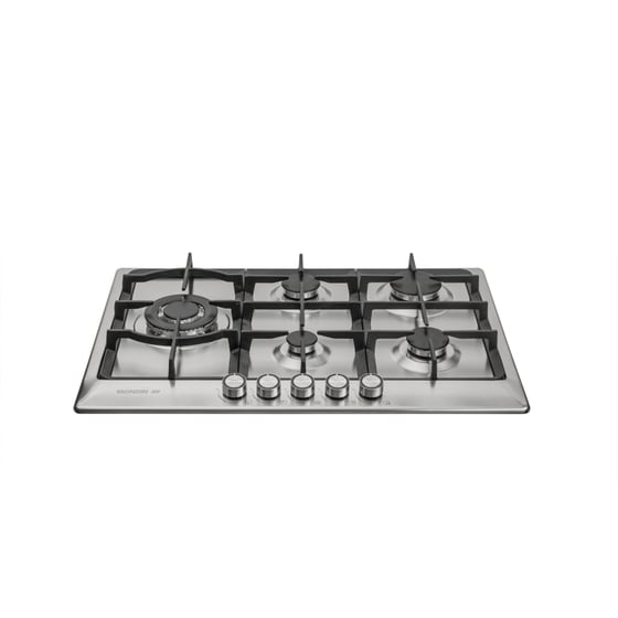 MONDIN A0755VPGCX(GN) 51 cm Inox Εστία Αερίου Αυτόνομη image 1