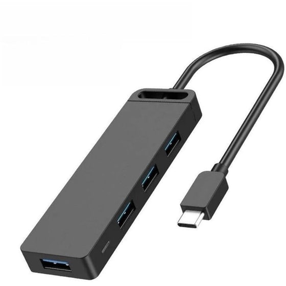 Vention Hub 5 Θυρών USB 3.0 με σύνδεση USB-C - Μαύρο image 1