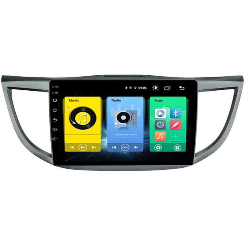 Ηχοσύστημα με Οθόνη Αφής 10 Android GPS Wi-Fi Bluetooth 1GB/ 16GB για Honda CR-V (2013 - 2017) - Γκρι