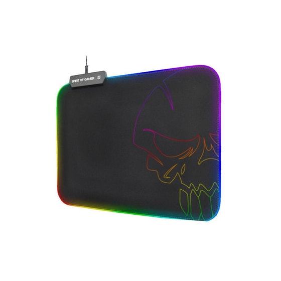 Spirit of Gamer RGB Gaming Mouse Pad 300mm με RGB Φωτισμό Μαύρο image 1