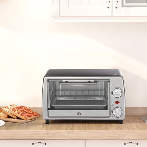 HOMCOM 800-084 10 Lt Ασημί Φουρνάκι image 3