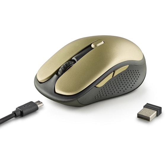 Ngs Evo Rust Gold Wireless Rechargeable Mouse Ασύρματο Αθόρυβο Επαναφορτιζόμενο Ποντίκι Σε Χρυσό Χρώμα image 4