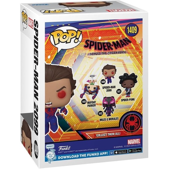 Funko Pop! Marvel - Spider-Man Across The Spider-Verse - Spider-Man 2099 #1409 image 2