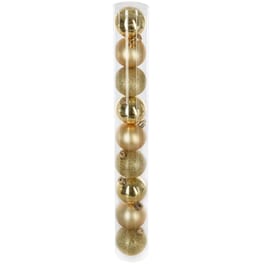 Σετ Χριστουγεννιάτικα Στολίδια Spitishop A-s Gold 144820or Πλαστικό 9 Τμχ - Μπάλα