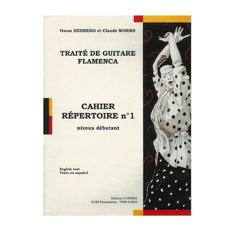 Βιβλίο Για Κλασσική Κιθάρα Editions Combre Herrero - Worms - Traite De Guitare Flamenca, Cahier Repertoire No.1 φωτογραφία