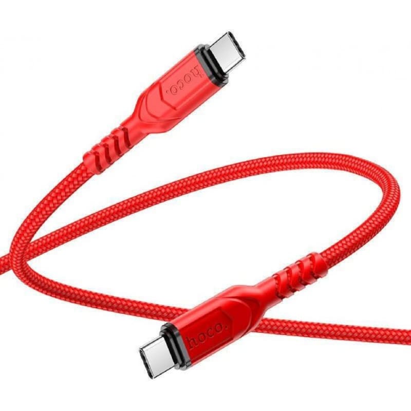 HOCO. Καλώδιο Φόρτισης Hoco X59 USB-C To USB-C 60W - Κόκκινο + Δωρο Touchpen