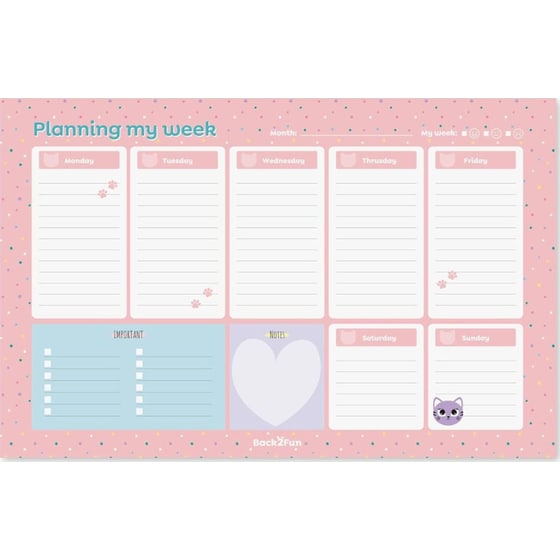 Εβδομαδιαίο English Planner Miquelrius Back2Fun Hello Plans! 40Φ image 4