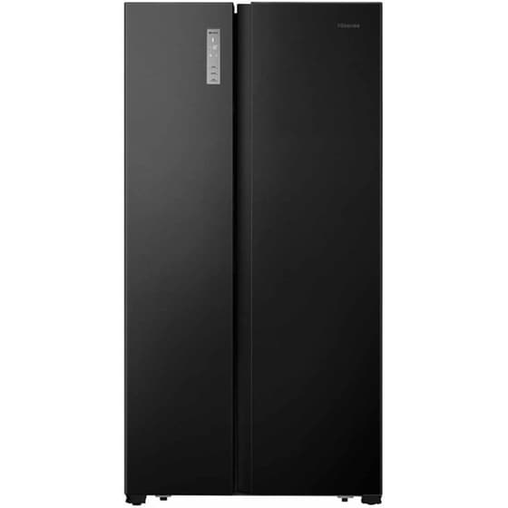 HISENSE RS677N4BFE Total No Frost 519 Lt με Multi Air Flow και Dual Tech Cooling Μαύρο Ψυγείο Ντουλάπα image 0