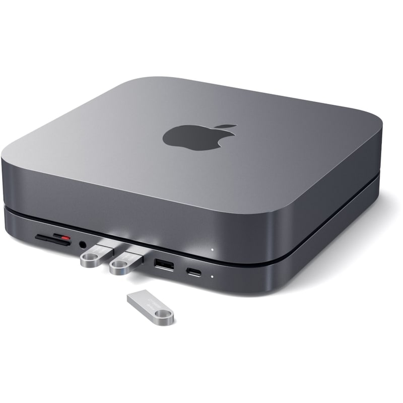 Satechi Type-C Aluminium Stand Hub For Mac Mini