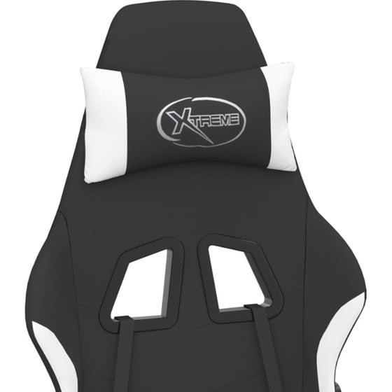 Καρέκλα Gaming VIDAXL 3143730 με Υποπόδιο - Μαύρο image 7