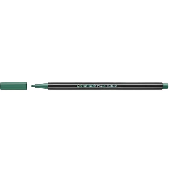 Μαρκαδόρος Γραφής Stabilo Pen 68 Metallic Green 1.0 mm image 0