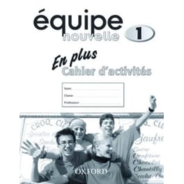 Équipe nouvelle: Part 1: En Plus Workbook