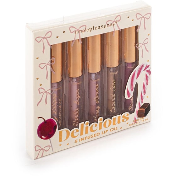 Lip Oil Posh+Pop Rose Gold image 1