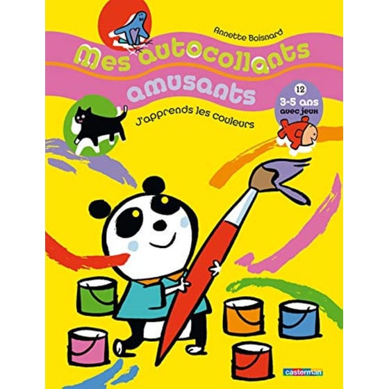Mes Autocollants Amusants Tome 12 J'Apprends Les Couleurs (Ne10) image 0