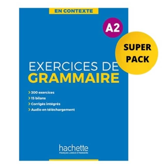 Exercices De Grammaire En Contexte A2 Super Pack ( + Cadeau Surprise) image 0