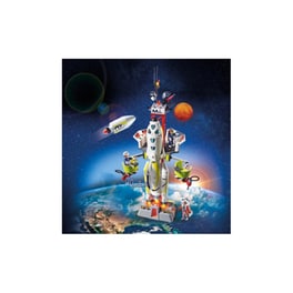 PLAYMOBIL® Πύραυλος Διαστημικής Αποστολής Με Σταθμό (9488)