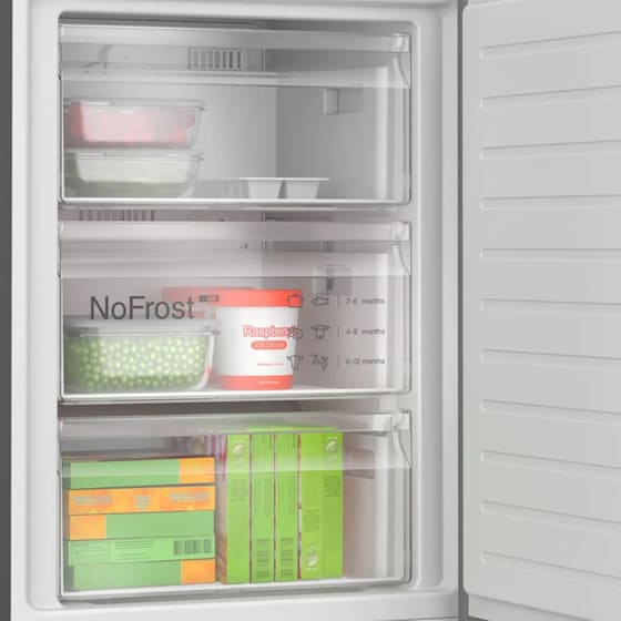 BOSCH KGN392XCF Ψυγειοκαταψύκτης Full No Frost 363 Lt Μαύρο Antifinger image 6