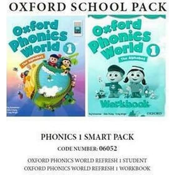 Oxford Phonics World 1 Smart Pack(Student's Book,Workbook) -06052 image 0