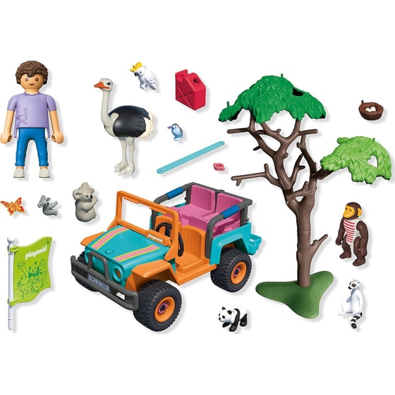 PLAYMOBIL®&nbsp; Animals & Friends: Όχημα 4x4 (71854) image 2