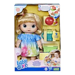 Hasbro Κούκλα Baby Alive Fruity Sips Apple Blonde Hair (F7356)