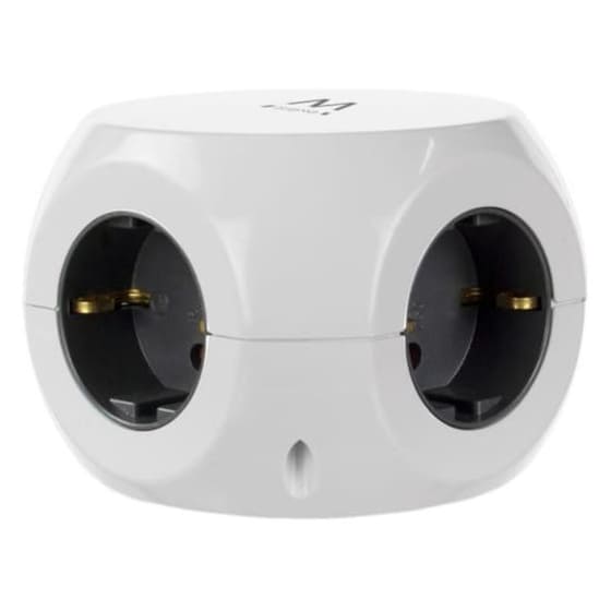 Πολύπριζο Ewent EW3939 Power Block 3 Θέσεων & 3x Usb 1.5m - Λευκό image 2