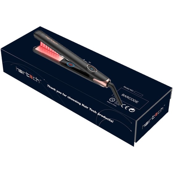 HAIRTECH Infrared HT095 Titanium Ionic Ισιωτικό Μαλλιών Μαύρο image 1