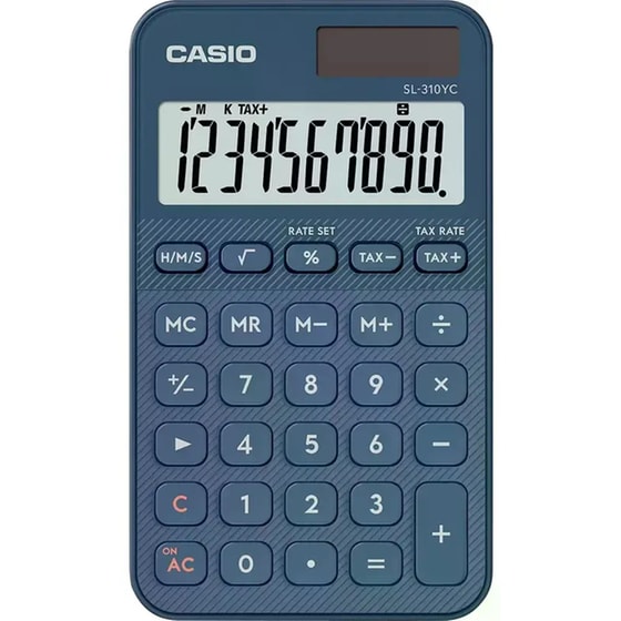 Αριθμομηχανή Τσέπης SL-310YC Μπλε image 0