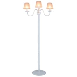 Φωτιστικό Δαπέδου Homelighting από Μέταλλο/Ύφασμα 50x50x158 cm - Λευκό