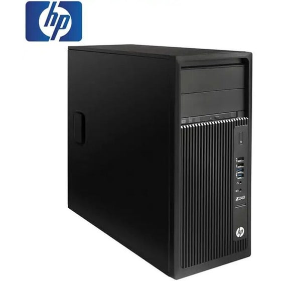 Refurbished Desktop HP Z240 (Intel Core i7-7700/8GB/256GB SSD/Intel Graphics/Win11Home) | Grade A image 0