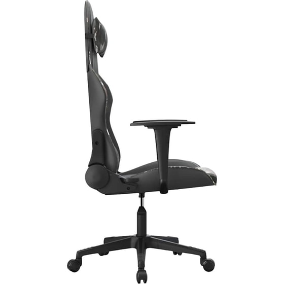 Καρέκλα Gaming VIDAXL 3143698 με Ρυθμιζόμενα Μπράτσα από Τεχνητό Δέρμα - Μαύρη image 2