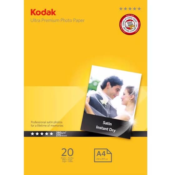 Kodak Φωτογραφικό Χαρτί A4 Premium 280gr/m²  20 φύλλα image 0