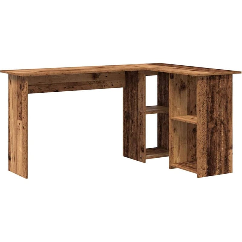 Γραφείο VidaXL από Επεξεργασμένο Ξύλο 142x102x73 cm - Παλιό Ξύλο