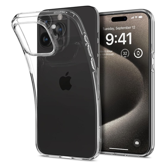 Θήκη Apple iPhone 15 Pro Max - Spigen Liquid Crystal Case - Crystal Clear image 0
