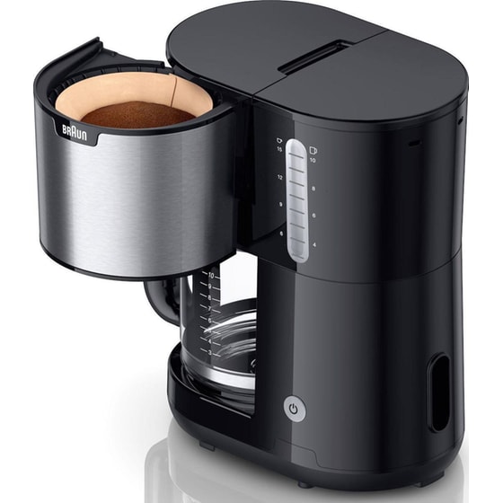 BRAUN KF-1500-BLK 1000 W 1.25 L Μαύρο Καφετιέρα Φίλτρου image 1