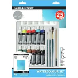 Χρώματα Νερομπογιές Daler Rowney Paint Set 25 Τεμάχια