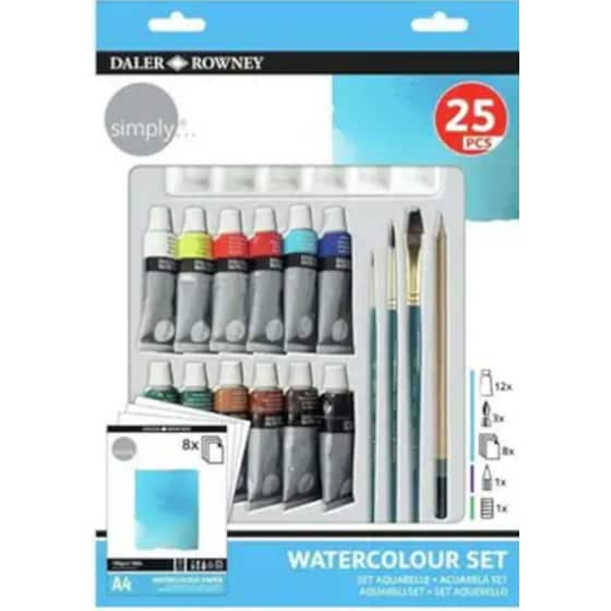 Χρώματα Νερομπογιές Daler Rowney Paint Set 25 Τεμάχια image 0