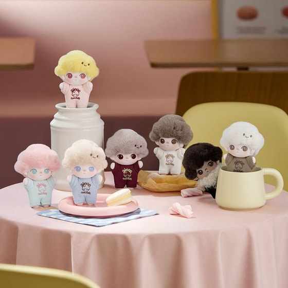 Λούτρινο Μπρελόκ Pop Mart Dimoo Crush on Coffee Series Blind Box image 7