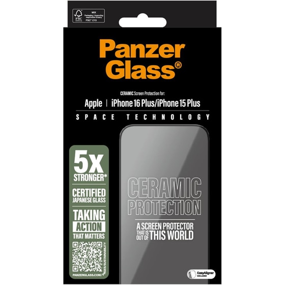 Προστατευτικό οθόνης Apple iPhone 16 Plus - PanzerGlass Ceramic Screen Protection image 3