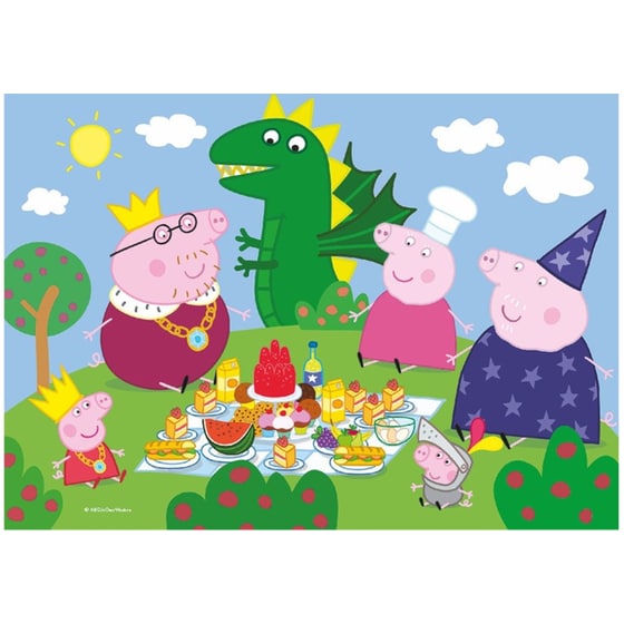 Παιδικό Σετ Παζλ Clementoni Super Color Peppa Pig (20/20 Κομμάτια) image 3