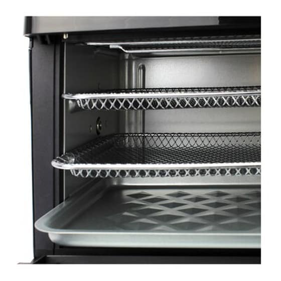 Turbotronic Ψηφιακός Φούρνος Θερμού Αέρα 1500w Χωρ. 12l Με Led Φωτισμό, Tt-af2 image 3