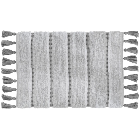 Πατάκι Μπάνιου Spitishop Ορθογώνιο Βαμβακερό 50x75 cm - Γκρι image 0