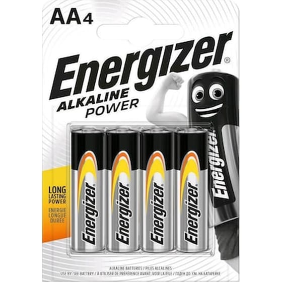 Energizer Αλκαλικές Μπαταρίες ΑΑ 1.5V 4τμχ image 0