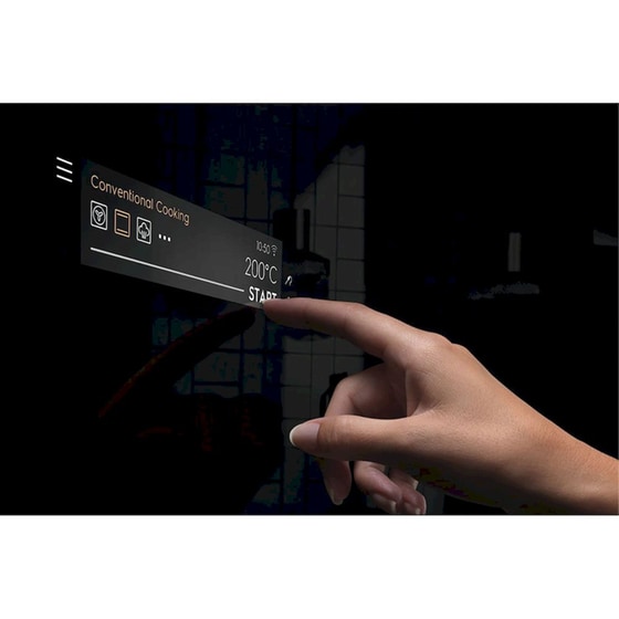 ELECTROLUX EOA9S31CX 70 Lt Μαύρο Εντοιχιζόμενος Φούρνος Άνω Πάγκου image 8