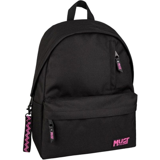 Τσάντα Πλάτης Must Team Monochrome Classic Μαύρο με Ροζ image 0