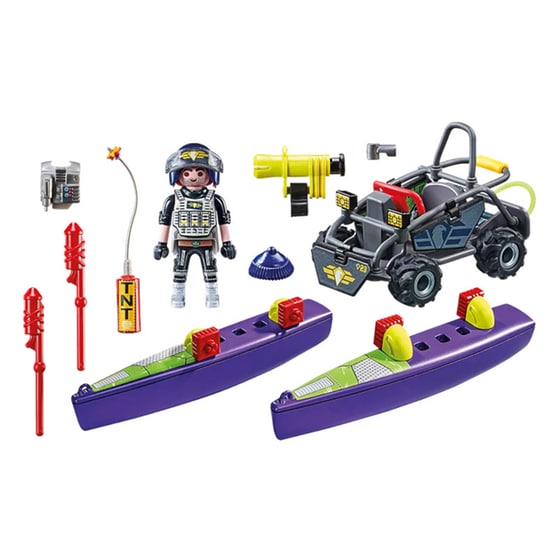 PLAYMOBIL® City Action Αμφίβιο Όχημα Ειδικών Δυνάμεων (71147) image 3