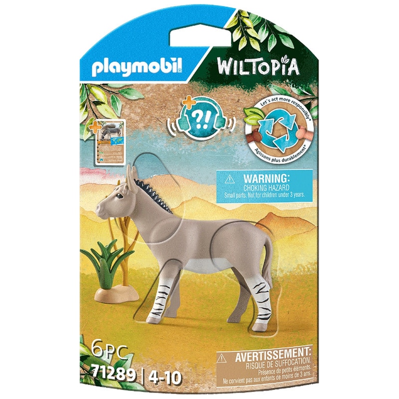 PLAYMOBIL® Wiltopia Άγριος Αφρικανικός Γάιδαρος (71289)