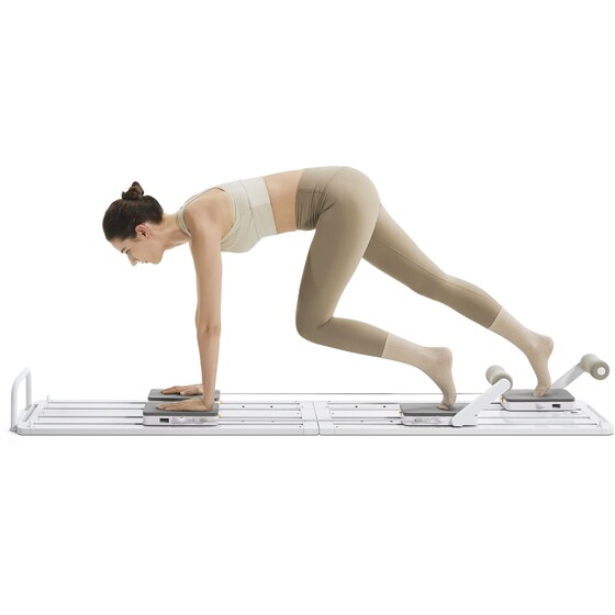 KINGSMITH CRAWLER Pilates Reformer Πολυόργανο Γυμναστικής Λευκό image 5